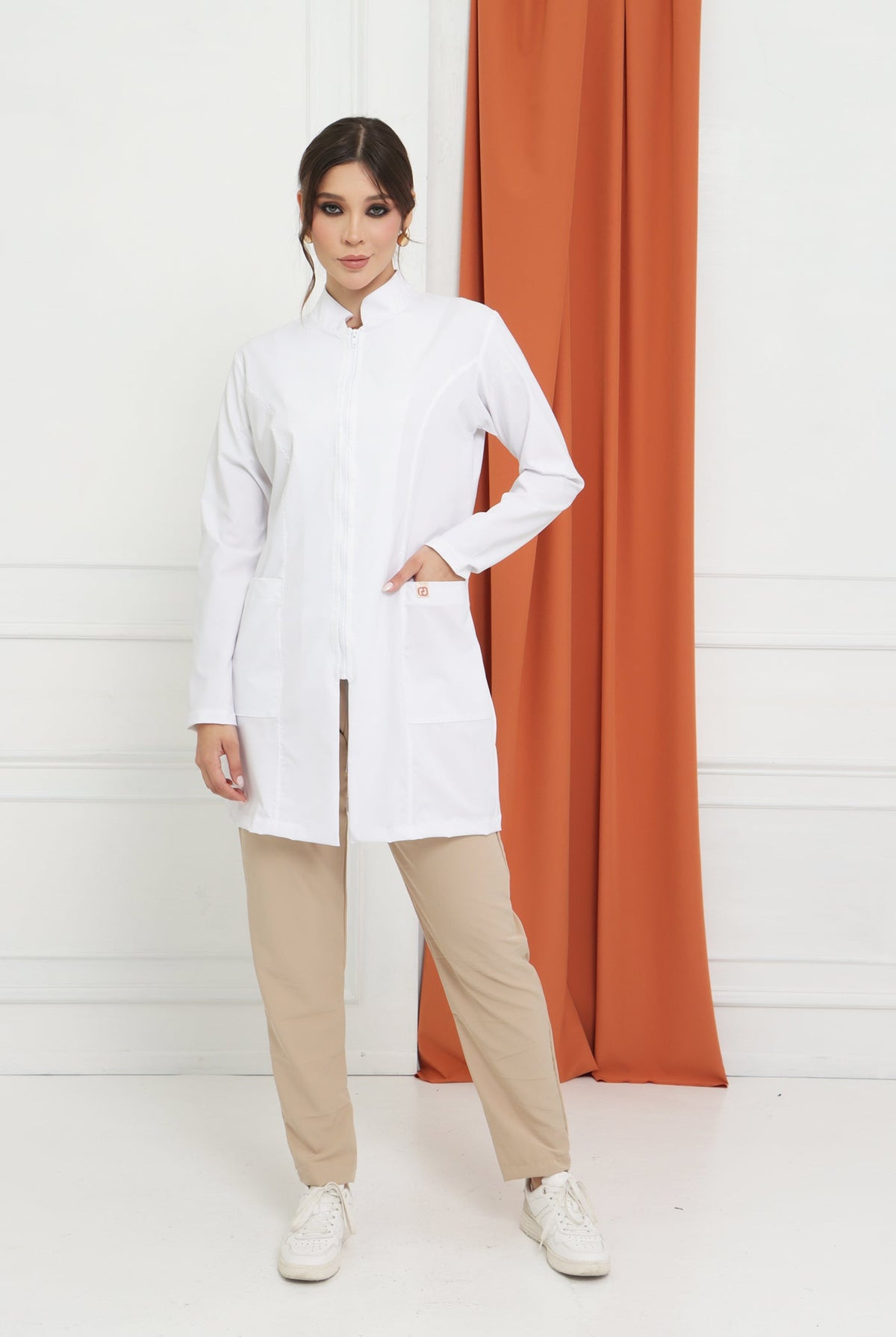 Women's White Lab Coat