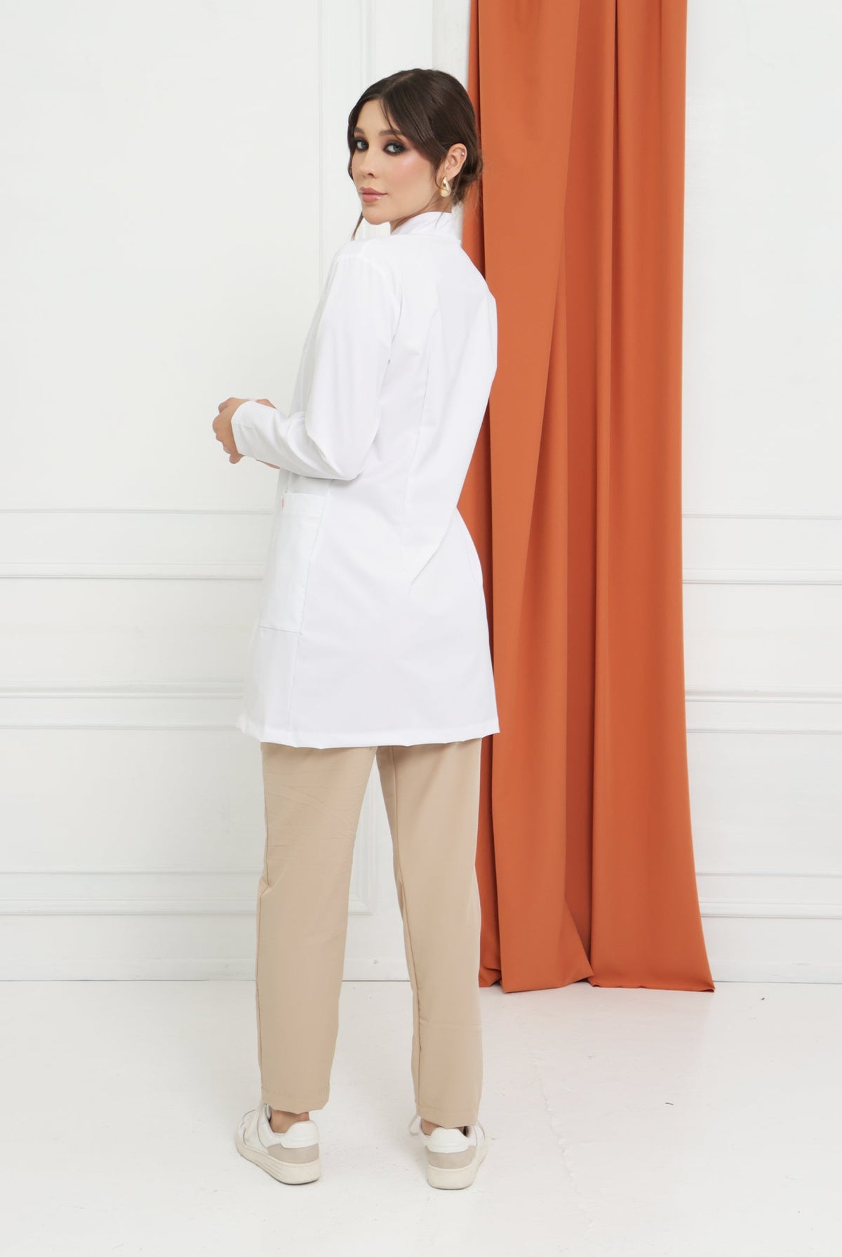 Women's White Lab Coat