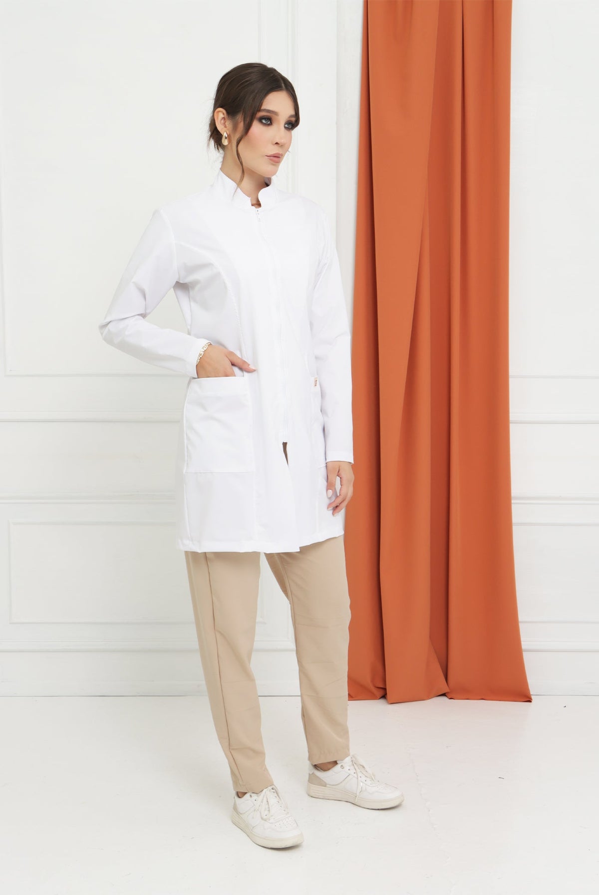 Women's White Lab Coat